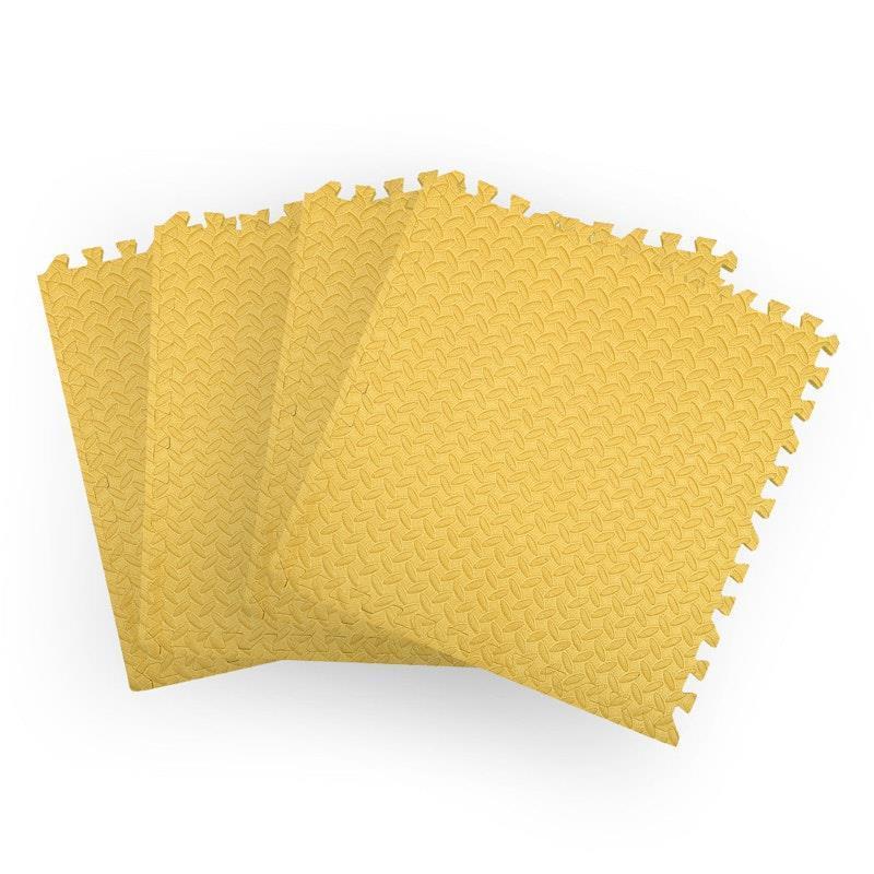 Load image into Gallery viewer, BoPeep EVA Foam Kids Play Mat Floor Baby Crawling Interlocking Waterproof Yellow 4Pack
