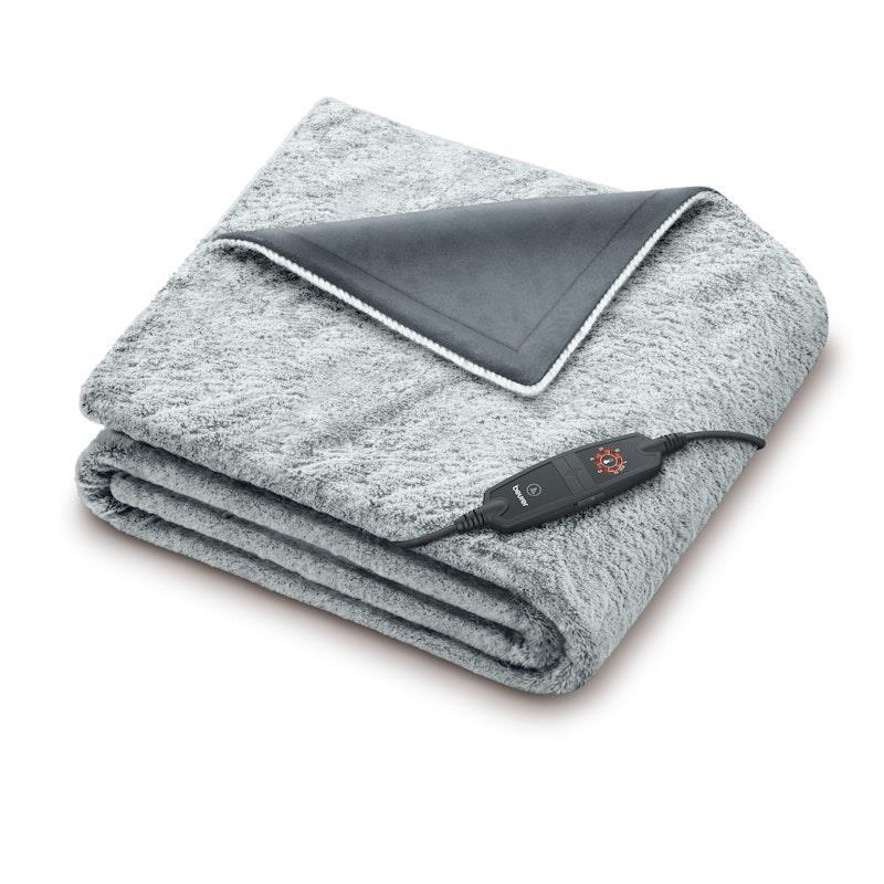 Load image into Gallery viewer, Beurer HD75G Super Cosy Heated Throw - Charcoal Grey One Size
