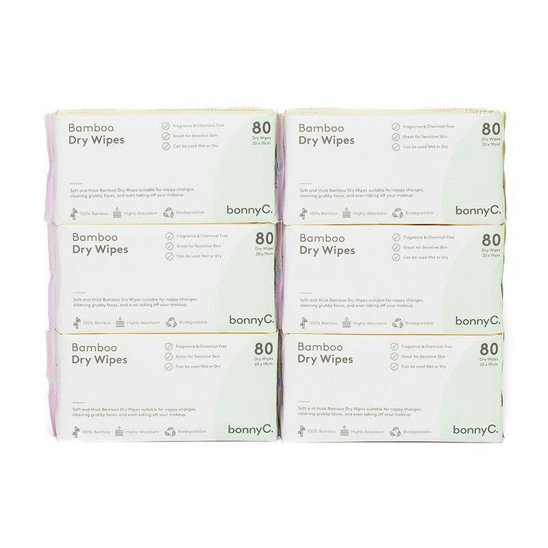 Load image into Gallery viewer, bonnyC Bunch 6 Pack Dry Wipes Bundle
