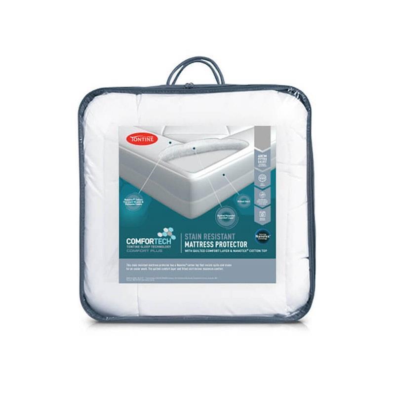 Load image into Gallery viewer, Tontine GreenSphere Natural Anti Allergy Mattress Protector - King Bed 1pc
