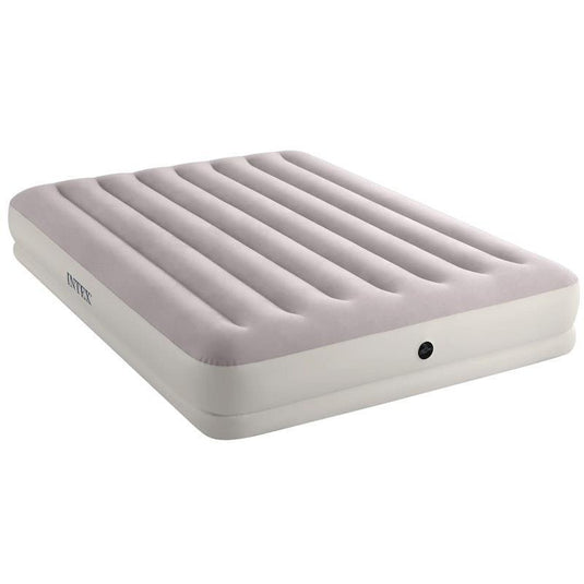Intex Dura-Beam Prestige Mid-Rise Inflatable Airbed with USB Pump Cream Queen