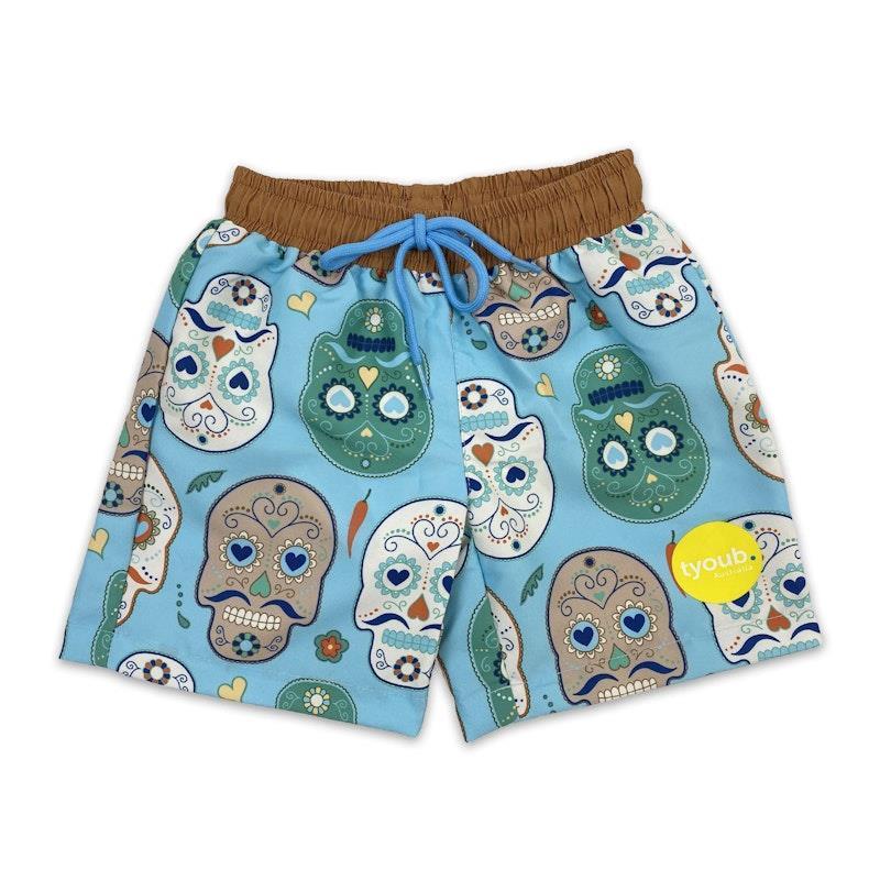Load image into Gallery viewer, tyoub Kids Board Short  Recycled Material Skulls Amigo 6years
