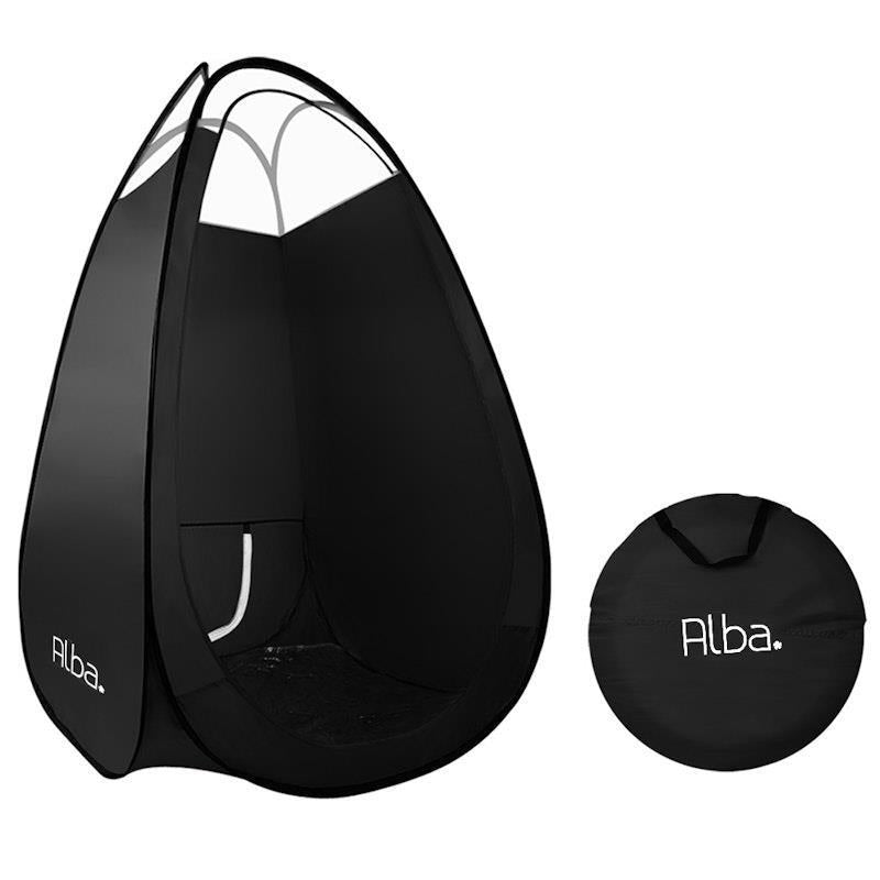 Load image into Gallery viewer, Alba Spray Tan Tent Pop Up Booth, Sunless Tanning Sun Care Carry Bag Black
