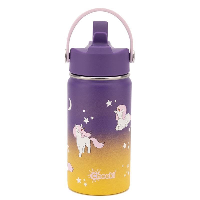 Load image into Gallery viewer, Cheeki 400ml Insulated Little Adventurer Bottle Unicorn
