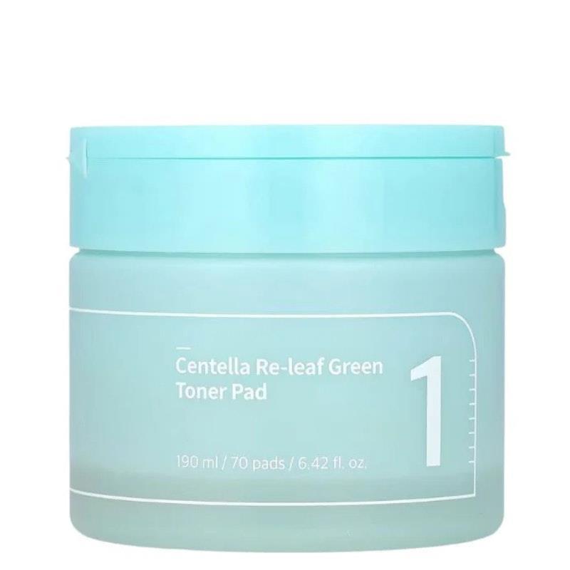 Load image into Gallery viewer, Numbuzin No.1 Centella Re-Leaf Green Toner Pad 70 Pads
