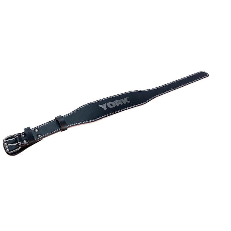 Load image into Gallery viewer, York Black Split Leather Belt / Double Stitched - L 1pc
