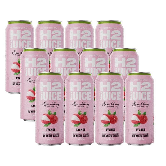 H2 Juice 500mL Sparkling Lychee 12Pack