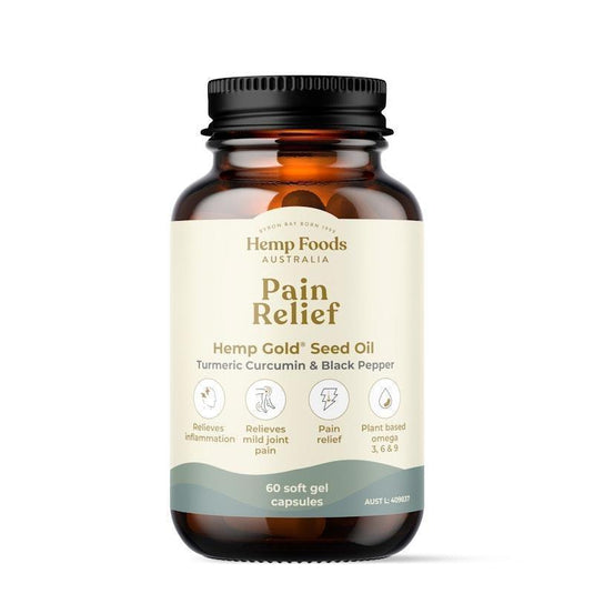 Hemp Foods Australia Pain Relief Capsules 60 caps Single Unit