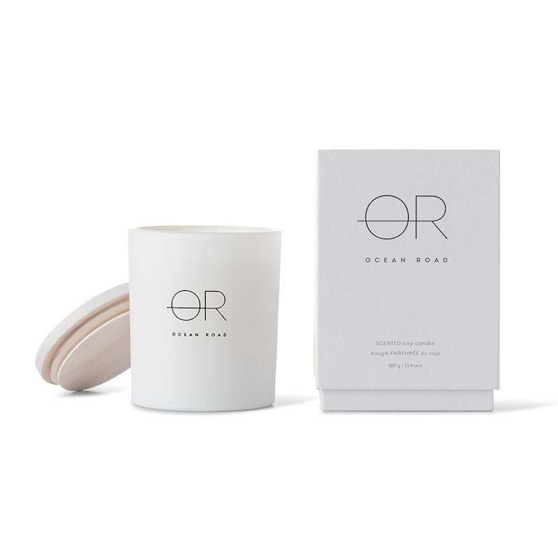 Load image into Gallery viewer, Ocean Road White Home Soy Candle 380g
