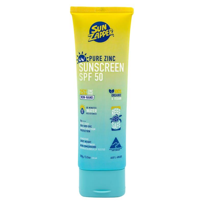 Load image into Gallery viewer, SUN ZAPPER Pure Zinc Sunscreen Cream SPF 50 100g
