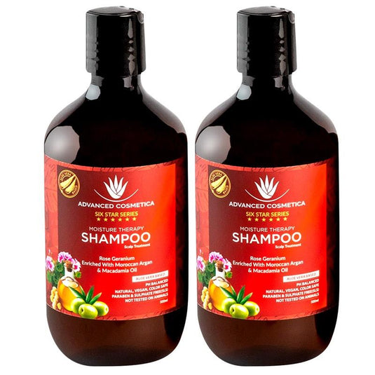 Advanced Cosmetica Six Star Series Moisture Therapy Shampoo x2 Bundle