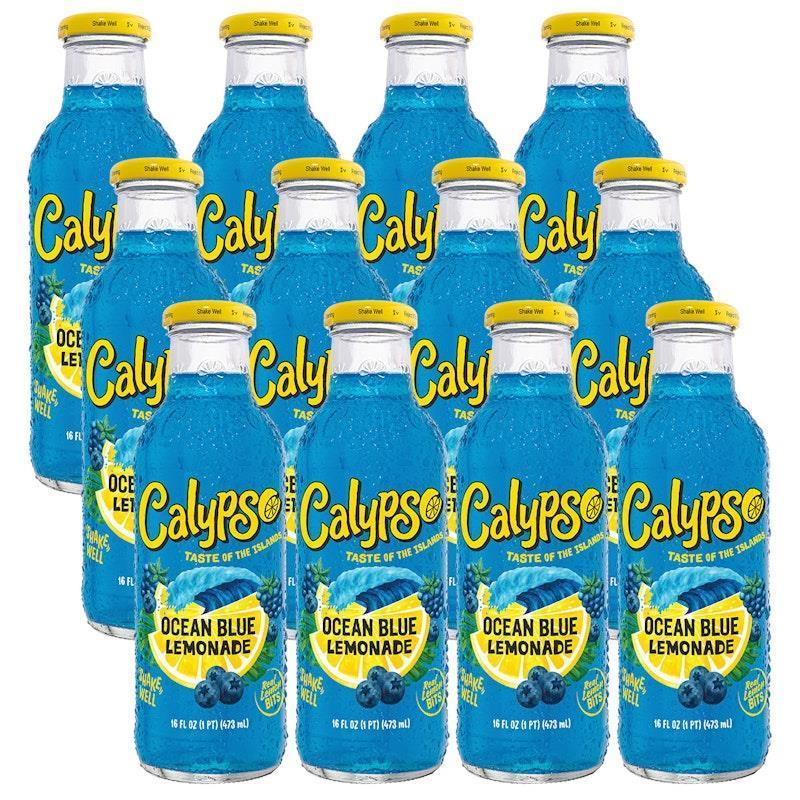 Load image into Gallery viewer, Calypso 473mL Ocean Blue Lemonade 12Pack
