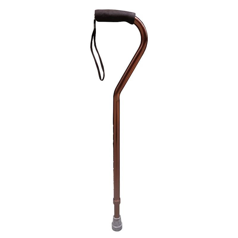 Load image into Gallery viewer, Livingstone Walking Stick Swan Neck Aluminium Adjustable 78-100 cm Bronze

