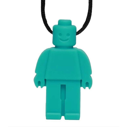 Sensory Safari Sensory Necklace Block Man Light Blue