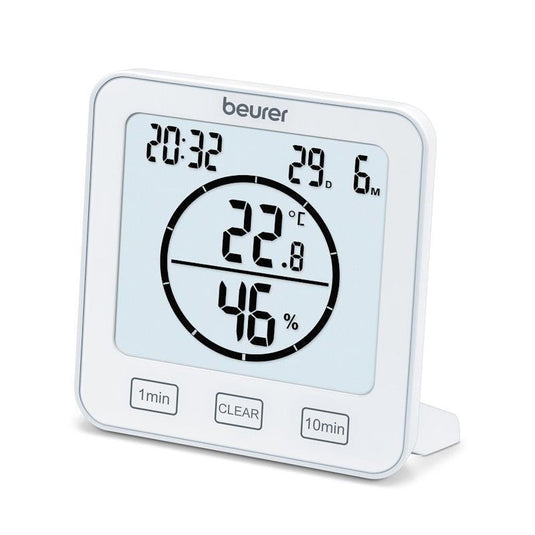 Beurer HM 22 Thermo-Hygrometer Indoor Climate Control Temperature and Relative Humidity Measurement with Timer and Beep 1unit