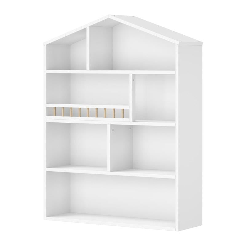 Load image into Gallery viewer, Oikiture Kids Bookshelf Bookcase Organiser Display Shelf White

