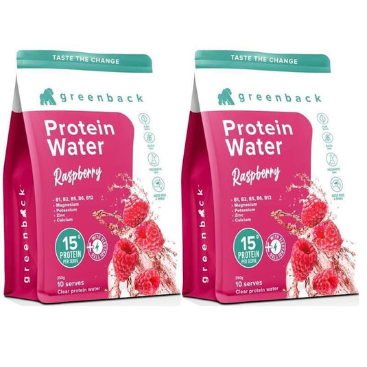 Greenback Protein Water Raspberry 250g 2Pack