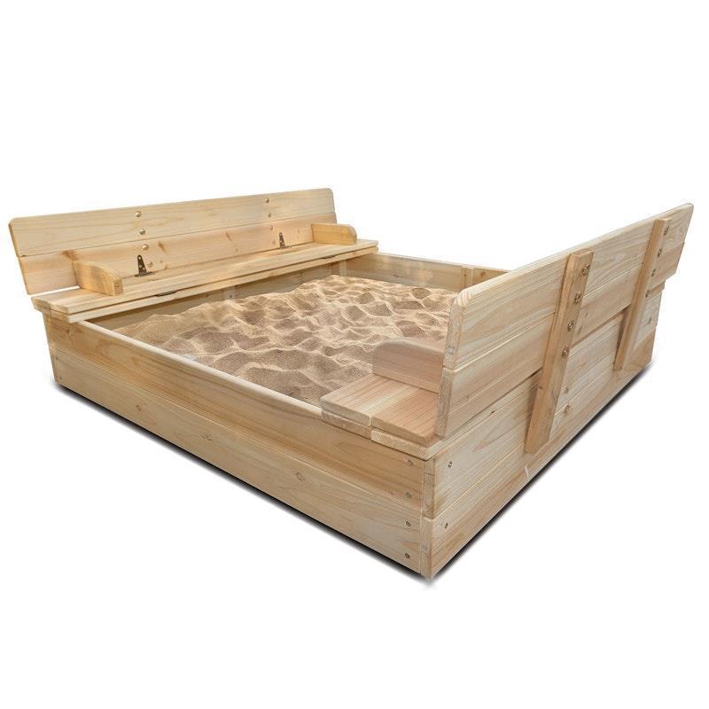 Load image into Gallery viewer, Lifespan Kids Strongbox Square Sandpit One Size

