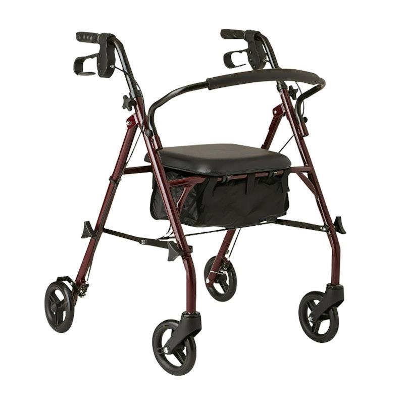Load image into Gallery viewer, Orthonica Foldable Steel Frame Rollator Mobility Aid 4 Wheel Walker
