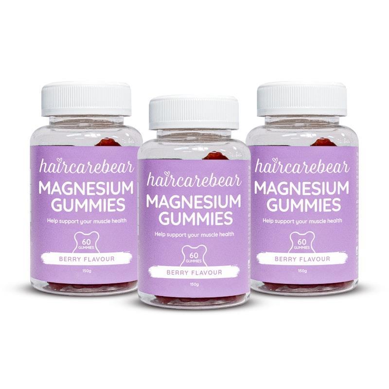 Load image into Gallery viewer, Haircarebear Magnesium Gummies 3x60 Pack
