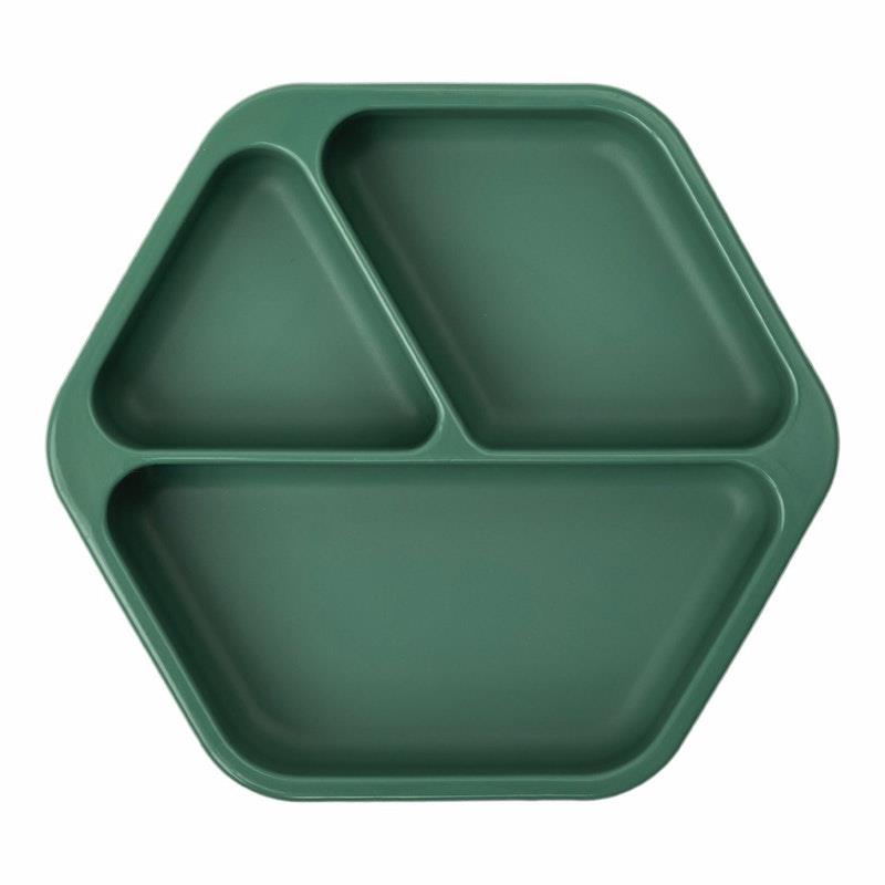 Load image into Gallery viewer, Tiny Twinkle Silicone Suction Plate Olive Green
