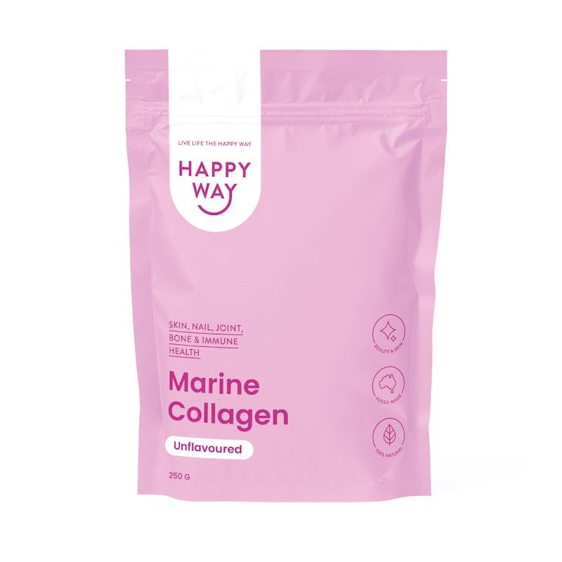 Load image into Gallery viewer, Happy Way Unflavoured Marine Collagen Powder 250g
