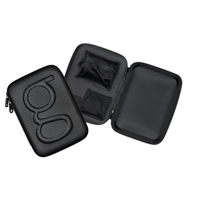 Load image into Gallery viewer, Glucology Travel Case Plus with Extra Storage for Blood Glucose Monitors Black
