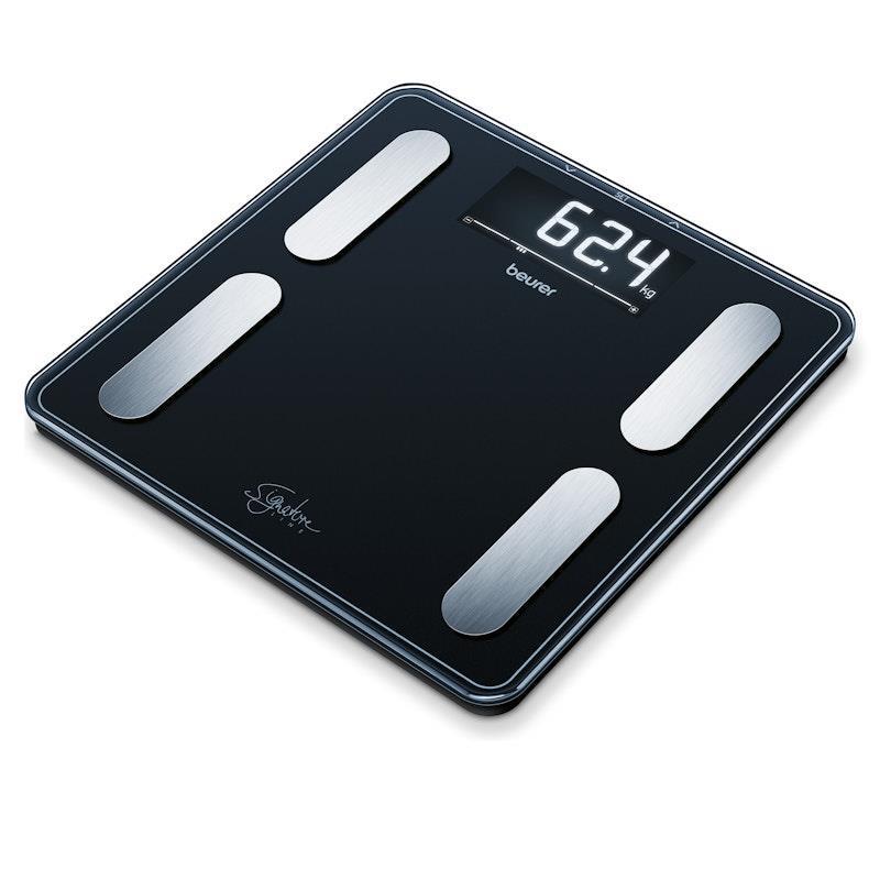 Load image into Gallery viewer, Beurer BF400B Digital Glass Body Fat Scale: Signature Line Black 1unit
