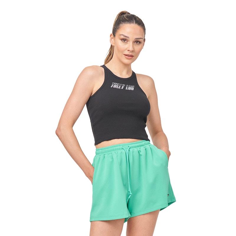Load image into Gallery viewer, Tully Lou Ribbed Tank Black M
