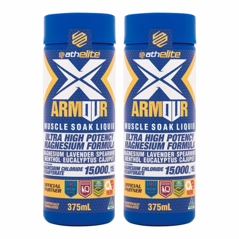 Load image into Gallery viewer, Athelite X Armour Muscle Soak 375ml 2Pack
