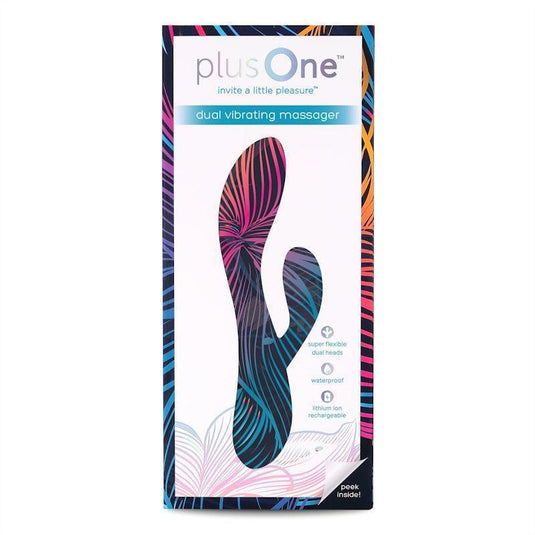 plusOne Dual Vibrating Massager 1Unit