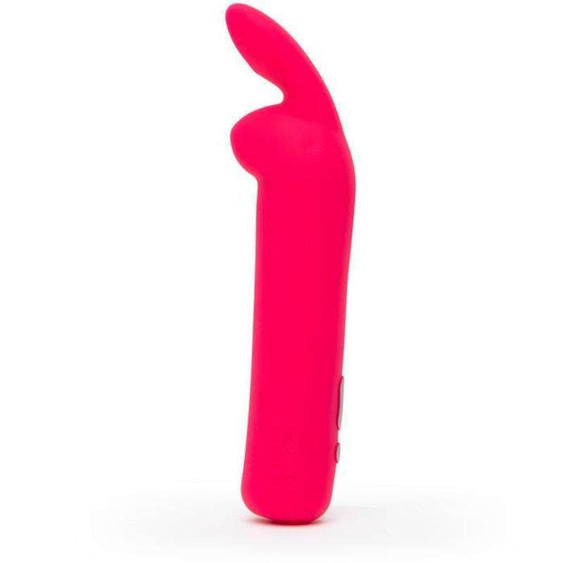 Load image into Gallery viewer, Happy Rabbit Rechargeable Silicone Rabbit Ears Bullet Vibrator Pink 1pc
