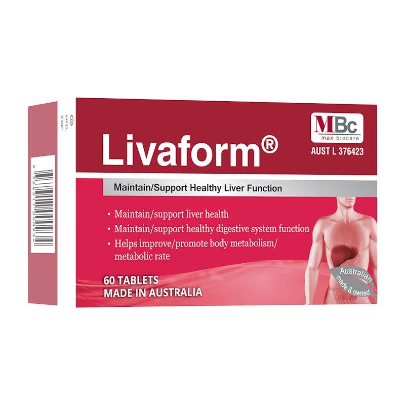 Load image into Gallery viewer, Max Biocare Livaform® 60Tablets

