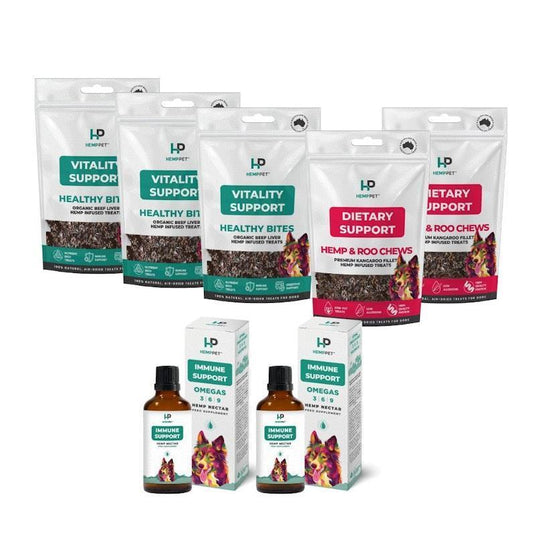 Hemp Pet Digestion Support for Dogs Bundle