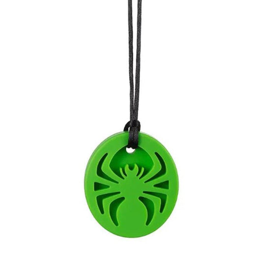 Sensory Safari Sensory Necklace Spider Green