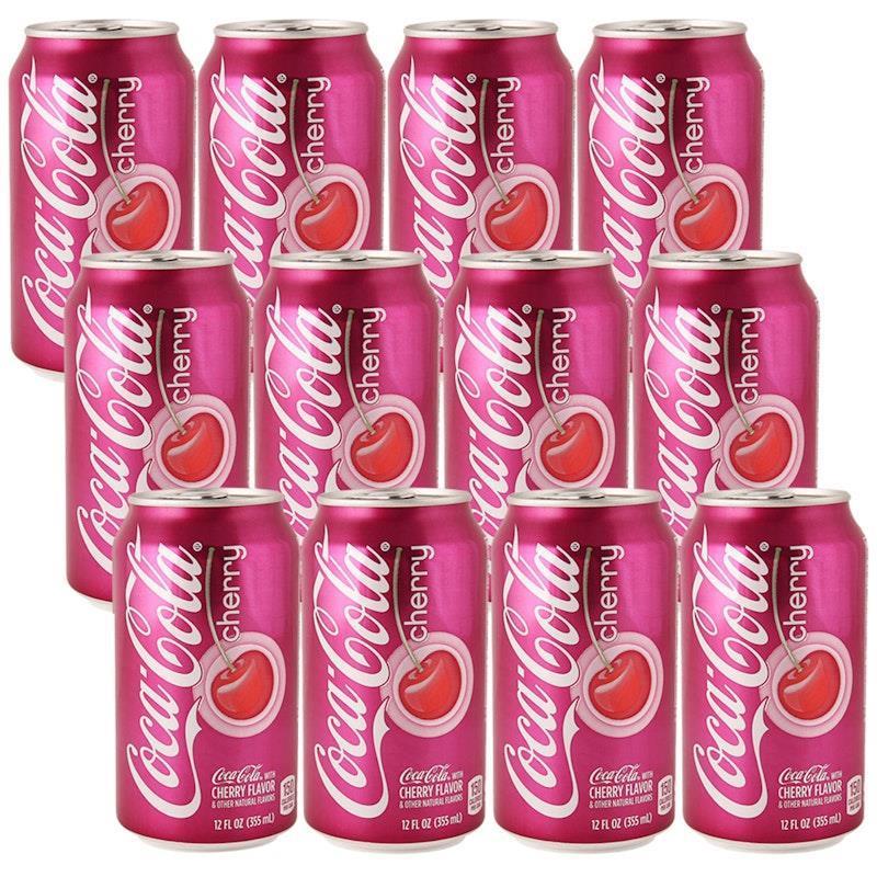 Load image into Gallery viewer, American Cans 355mL Cherry Coke 12Pack
