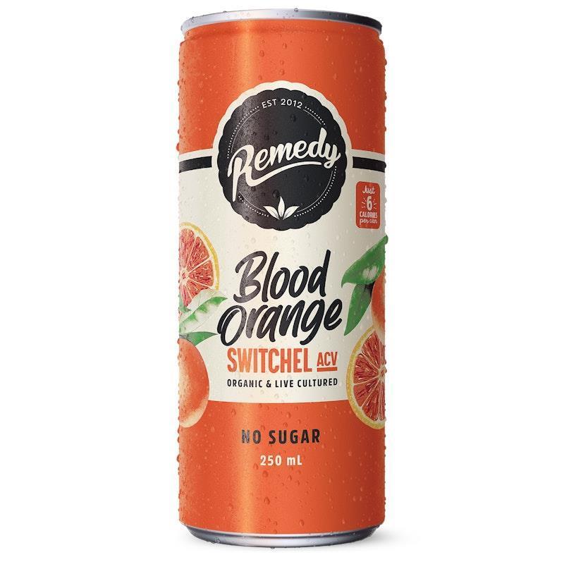 Load image into Gallery viewer, Remedy Switchel ACV Blood Orange 250ml Can x 24
