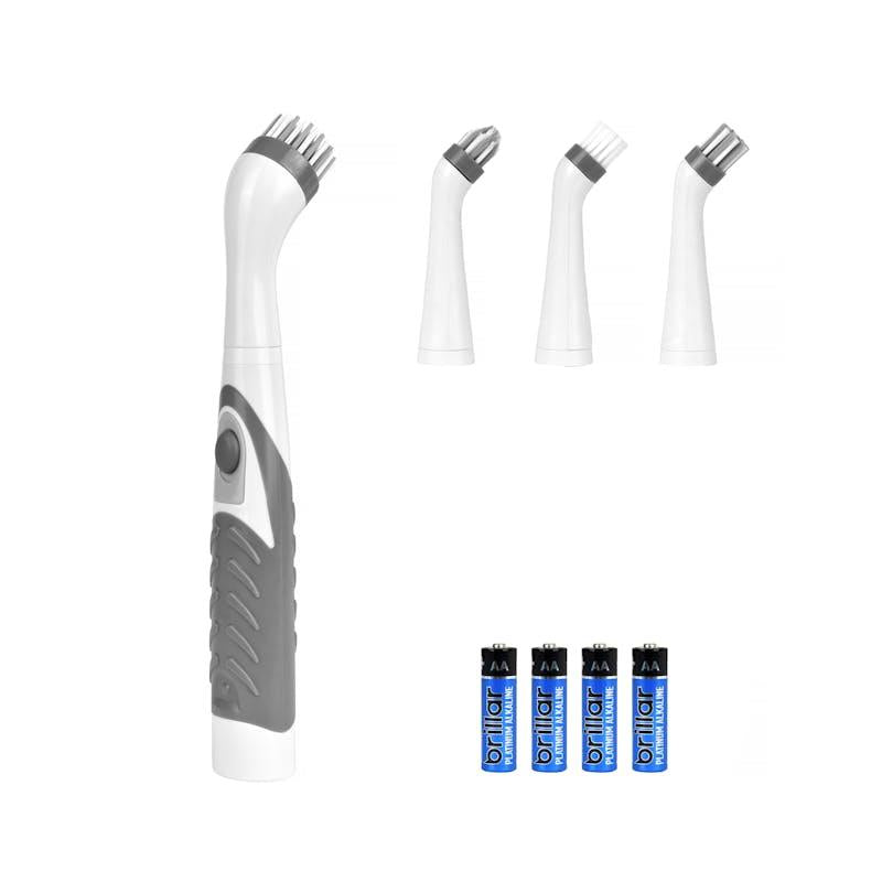 Load image into Gallery viewer, Living Today Battery Operated Scrubber Brush with 4 Interchangeable Heads 1Pack
