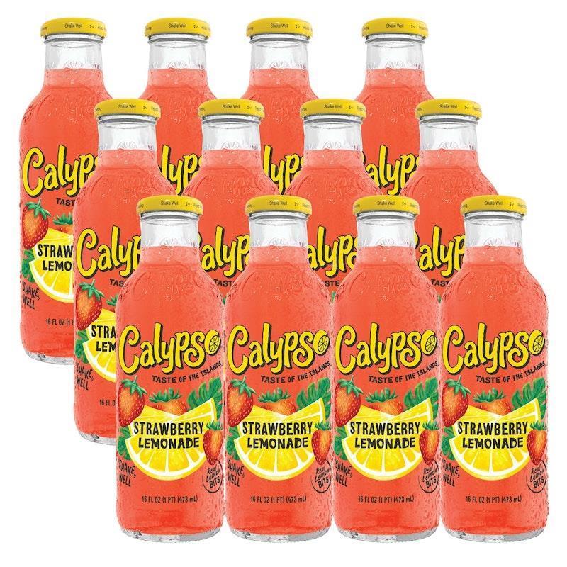 Load image into Gallery viewer, Calypso 473mL Strawberry Lemonade 12Pack
