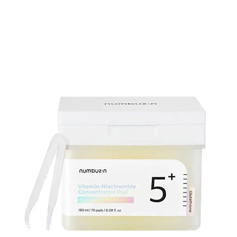 Load image into Gallery viewer, Numbuzin No.5 Vitamin-Niacinamide Concentrated Pad 70 Pads
