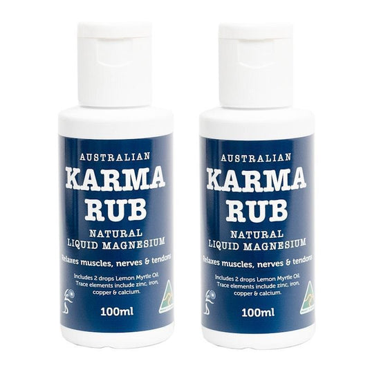 Karma Rub Natural Liquid Magnesium 100ml 2 Pack