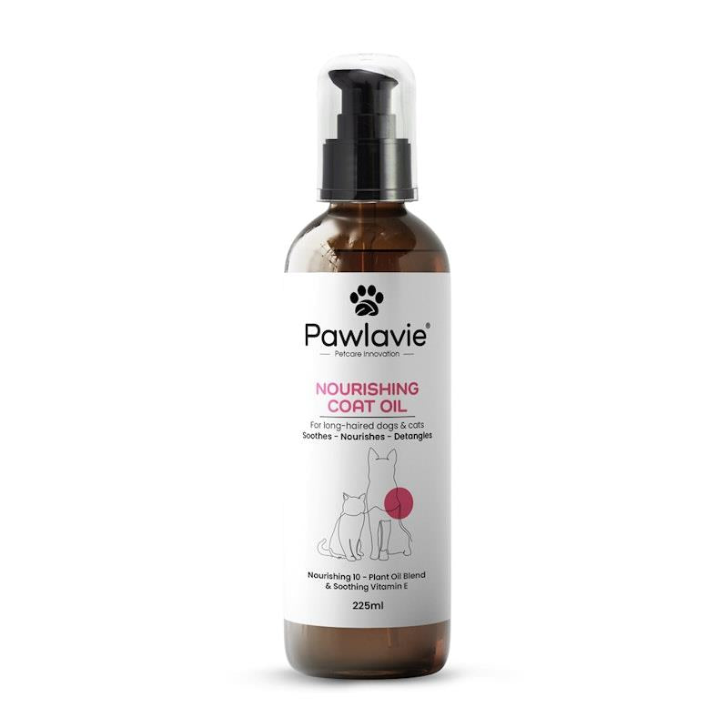 Load image into Gallery viewer, Pawlavie Nourishing Coat Oil - For long-haired dogs &amp; cats 225ml
