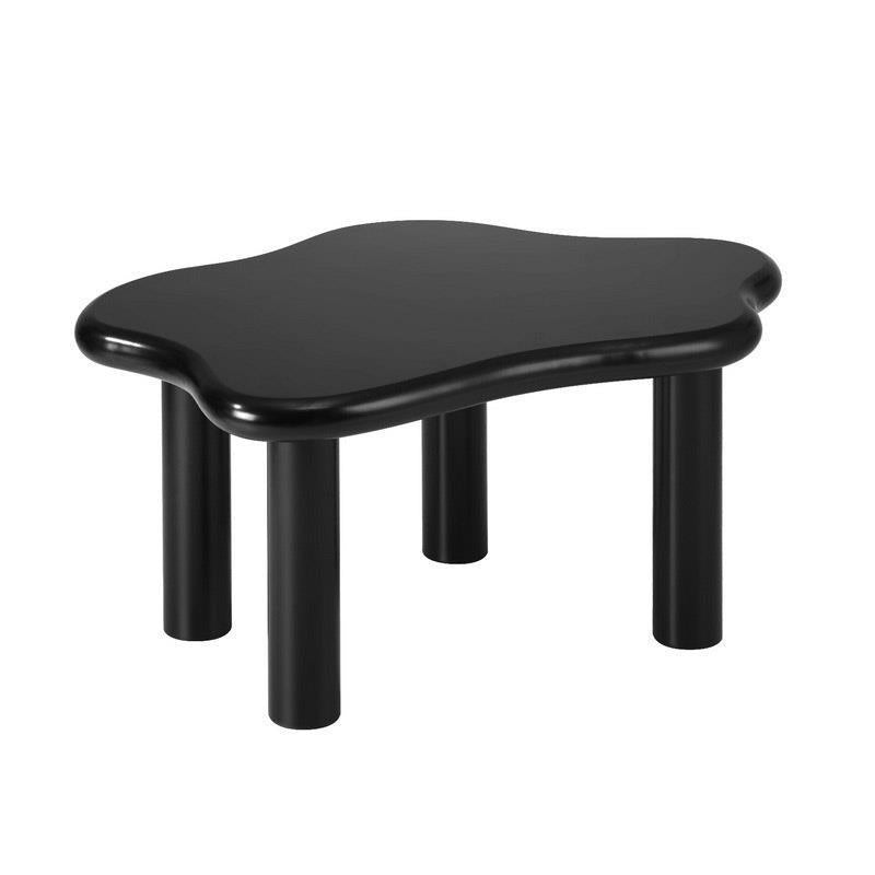 Load image into Gallery viewer, Oikiture Coffee Table Side Tables Sofa Cafe Desk Living Room Irregular Black
