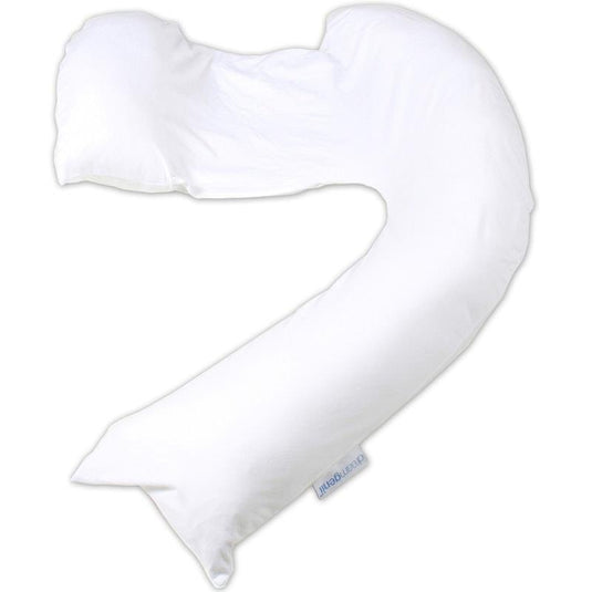 Dreamgenii Dreamgenii Pregnancy Pillow Cotton Jersey White