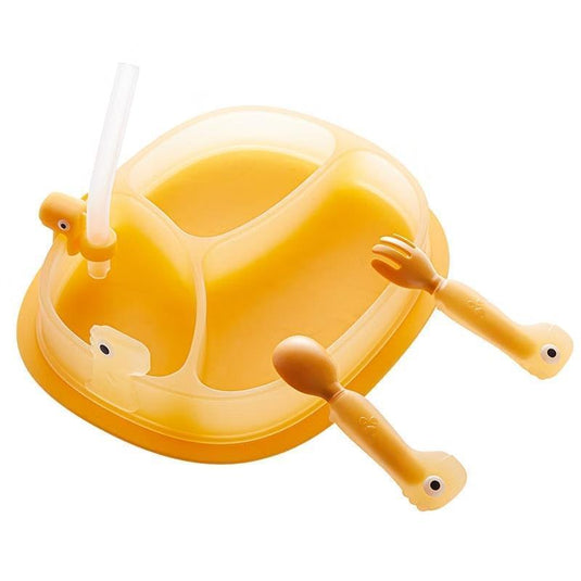 Bc Babycare Silicone Suction Plate Orange