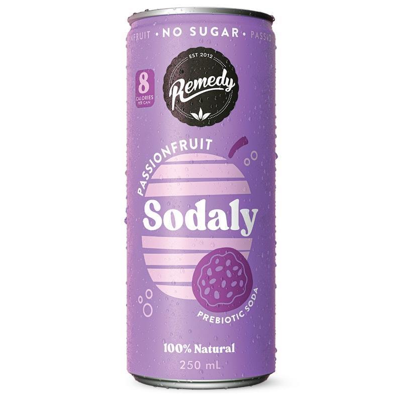 Load image into Gallery viewer, Remedy Sodaly Passionfruit - 24 x 250ml Pack
