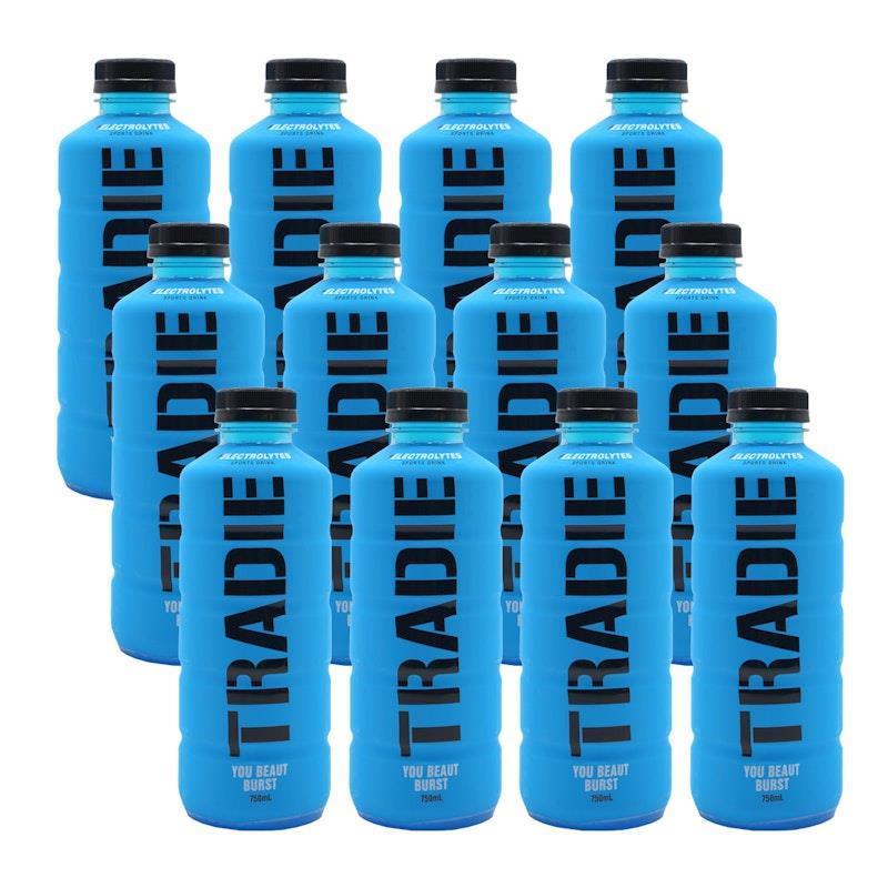 Load image into Gallery viewer, Tradie Sports Drink You Beaut Burst 750mL 12Pack
