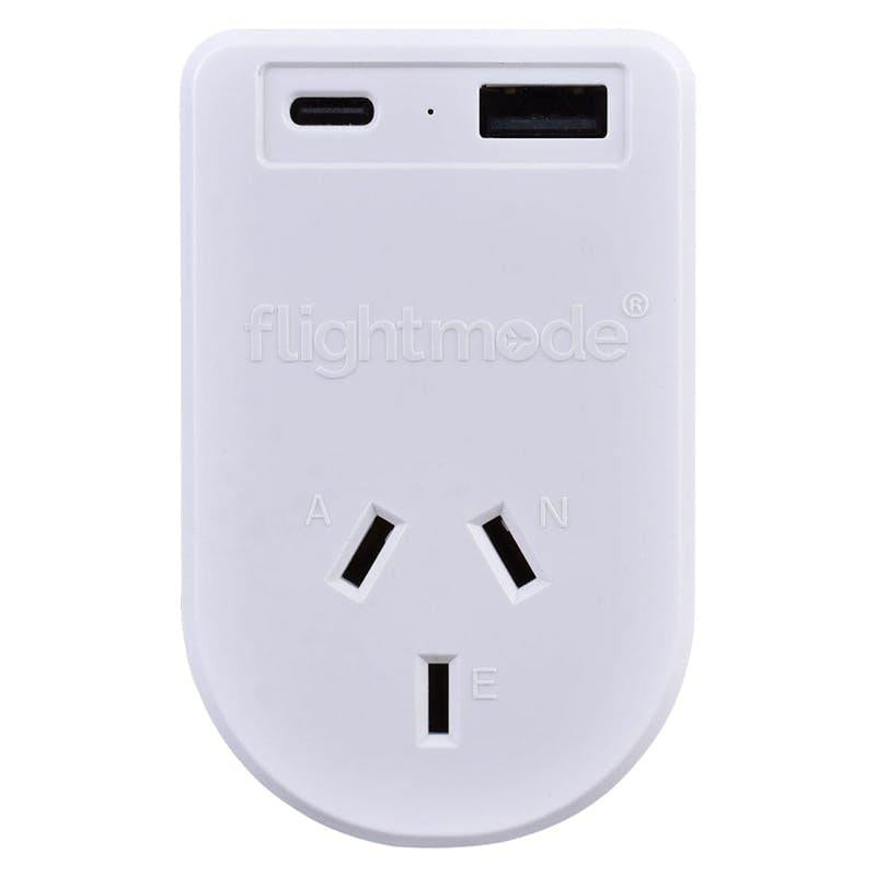 Load image into Gallery viewer, Flightmode Outbound AU/NZ to UK/HONG KONG Travel Adaptor with USB Type C &amp; A 1Unit

