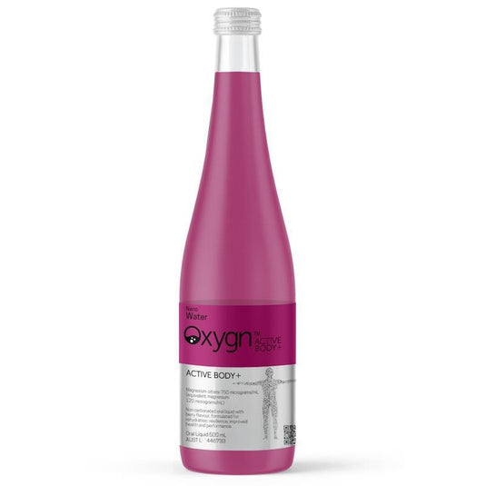 Oxygn Active Body + Nano Water 500mL 12 Pack