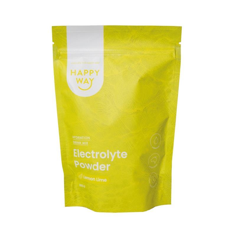 Load image into Gallery viewer, Happy Way Lemon Lime Electrolytes Powder 300g
